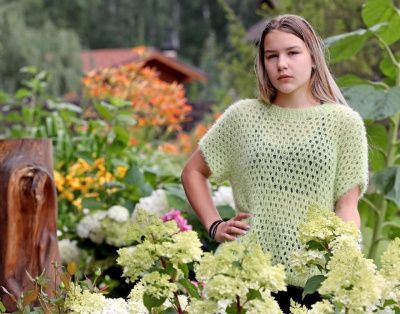 Мастер класс по вязанию футболки (джемпера) «Стильный невод»