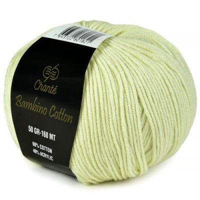 Пряжа Chante Bambino cotton (2048); Состав: 60% Хлопок, 40% Акрил; 50 г / 160 м